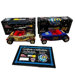 Racing Champions NASCAR Bill Elliot #94 1940 Ford Stock Rods McDonald's